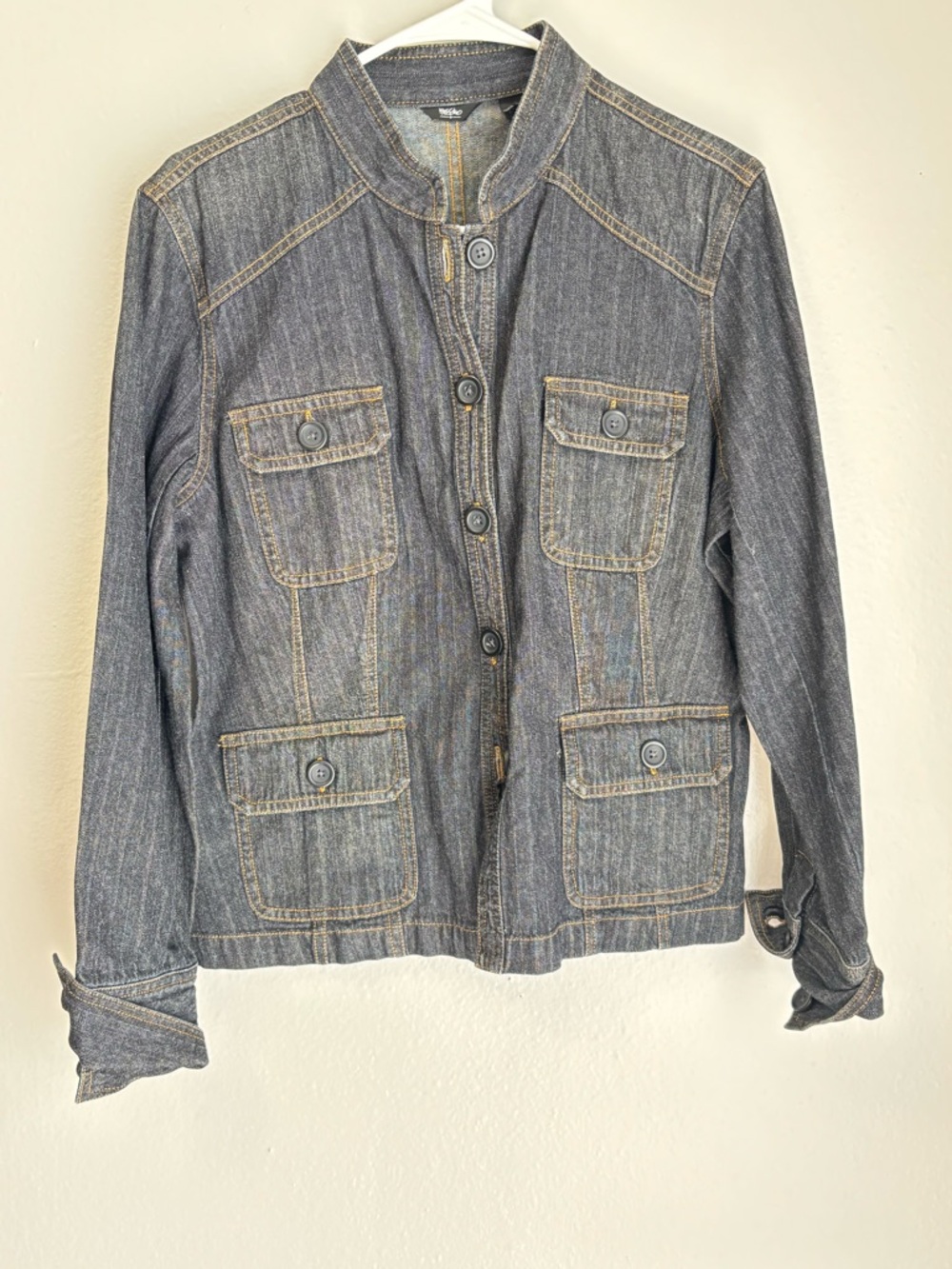 Mossimo Supply Co. Dark Blue Denim Utility Jacket